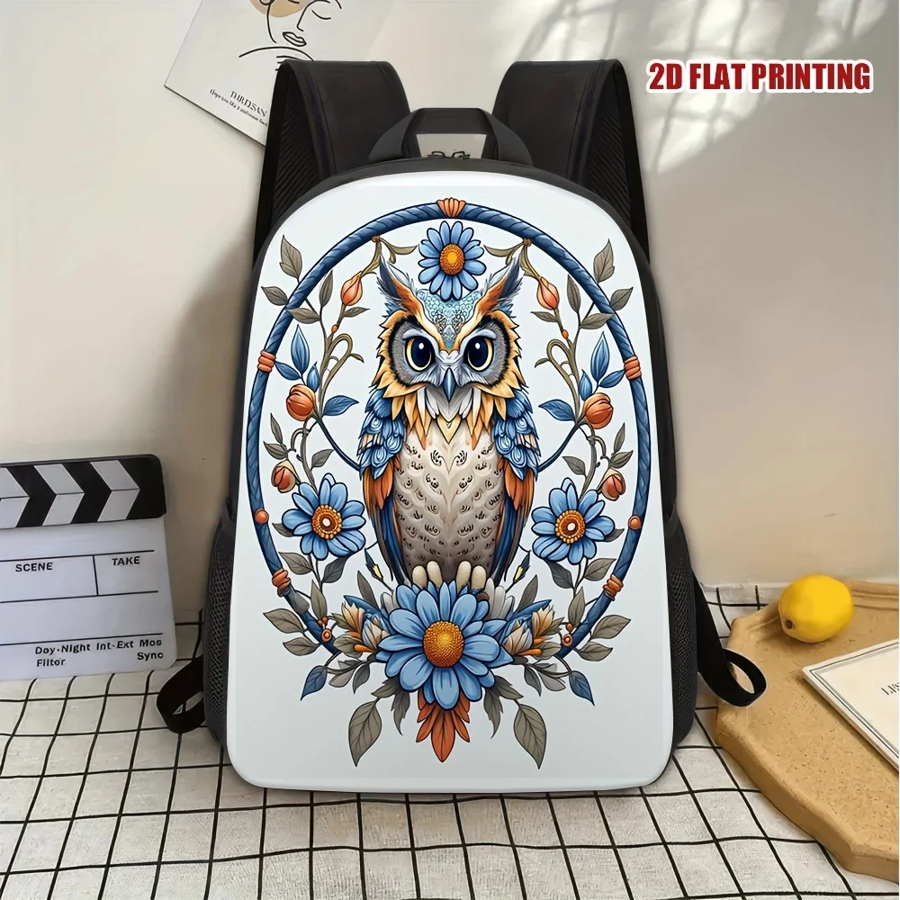 1 Stylish Dream Owl Floral Print Lightweight Backpack - Large Capacity Travel Bag, Adjustable Shoulder Strap, Folding Design
1 Stylish Dream Owl Floral Print Lightweight Backpack - Large Capacity Travel Bag, Adjustable Shoulder Strap, Folding Design