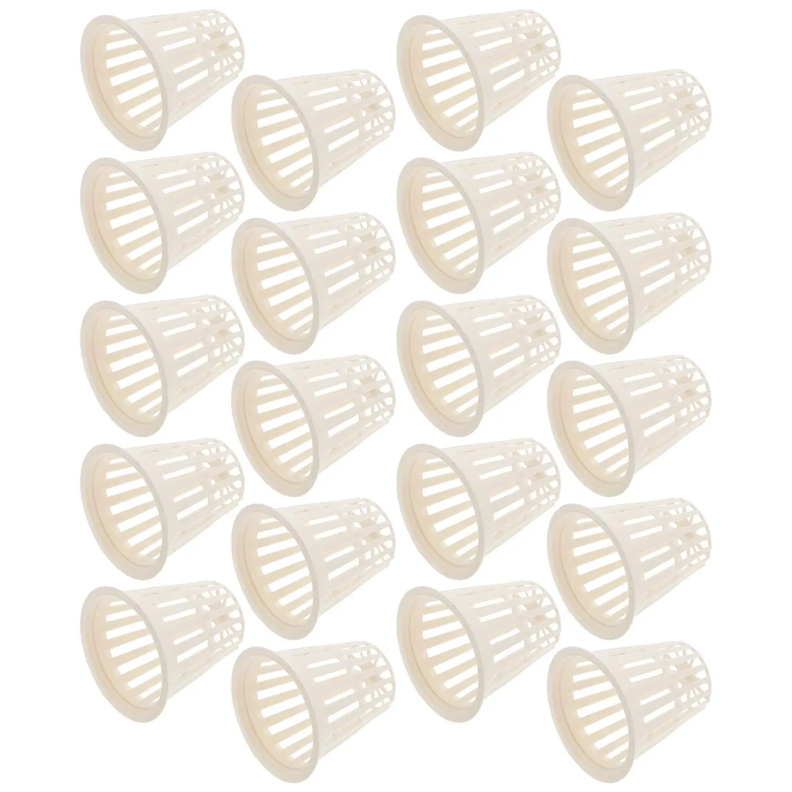 50 Pcs Hydroponic Planting Baskets Plastic Flowerpots Mesh Boxes Root Growth Net Cups for Plants Vegetables Gardening
50 Pcs Hydroponic Planting Baskets Plastic Flowerpots Mesh Boxes Root Growth Net Cups for Plants Vegetables Gardening