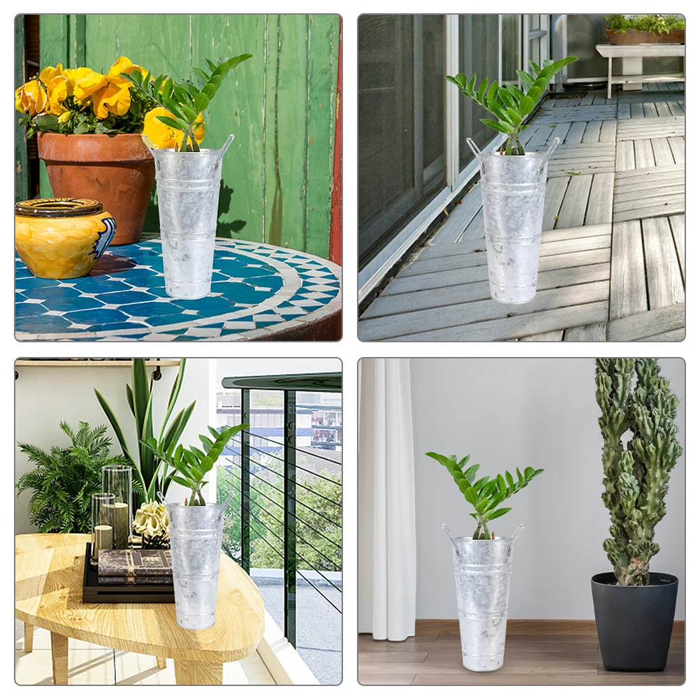 Vase for Floral Arrangement Decorative Bucket Rustic Metal Jug Replacement Buckets Flower Display Iron
Vase for Floral Arrangement Decorative Bucket Rustic Metal Jug Replacement Buckets Flower Display Iron