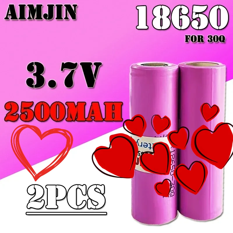 3.7 V 2500mah 18650 Batterie Für Samsung 30Q INR 18650 30Q 20A Lithium-ionen-akku Ersatz Exteral Batterie
3.7 V 2500mah 18650 Batterie Für Samsung 30Q INR 18650 30Q 20A Lithium-ionen-akku Ersatz Exteral Batterie