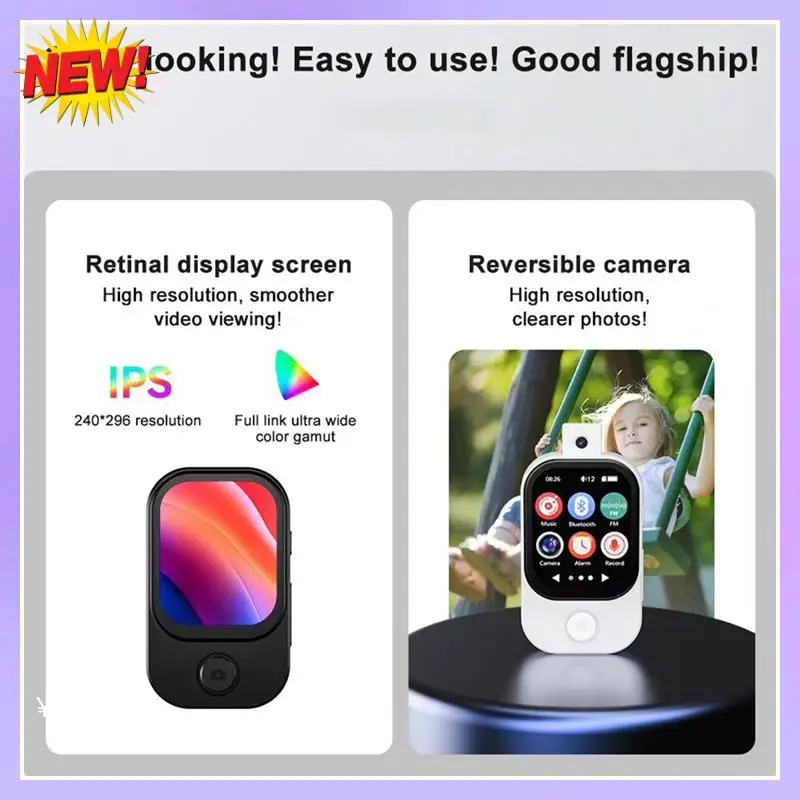 T24C Upgrade 2.4Inch Touch Screen MP3 Player With BT 5.4 MP3 Speaker With Built-In HD Speaker FM Radio And Voice Recording B
T24C Upgrade 2.4Inch Touch Screen MP3 Player With BT 5.4 MP3 Speaker With Built-In HD Speaker FM Radio And Voice Recording B