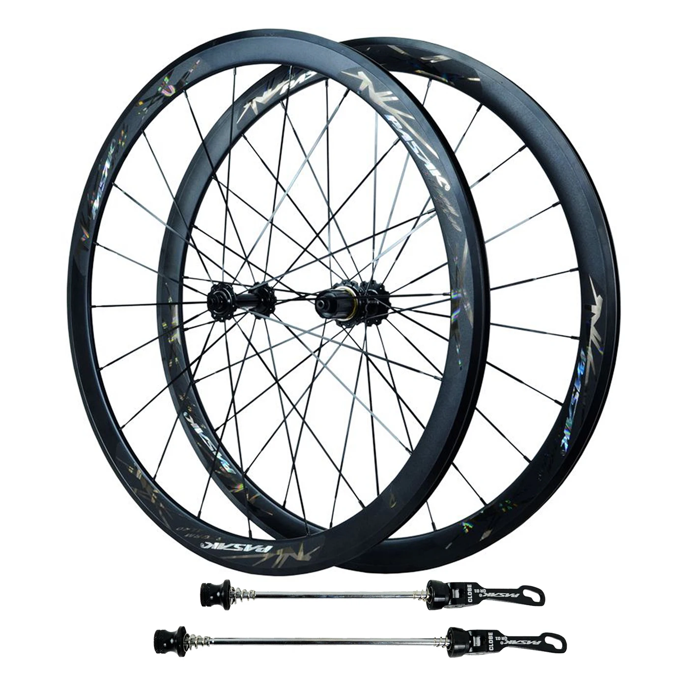 Pasak 700C Road Bike Wheelset Rim Brake 20h-24h DT 54T Ratchet QR Hub 11-12s Flat Spokes 40mm Depth Rim
Pasak 700C Road Bike Wheelset Rim Brake 20h-24h DT 54T Ratchet QR Hub 11-12s Flat Spokes 40mm Depth Rim