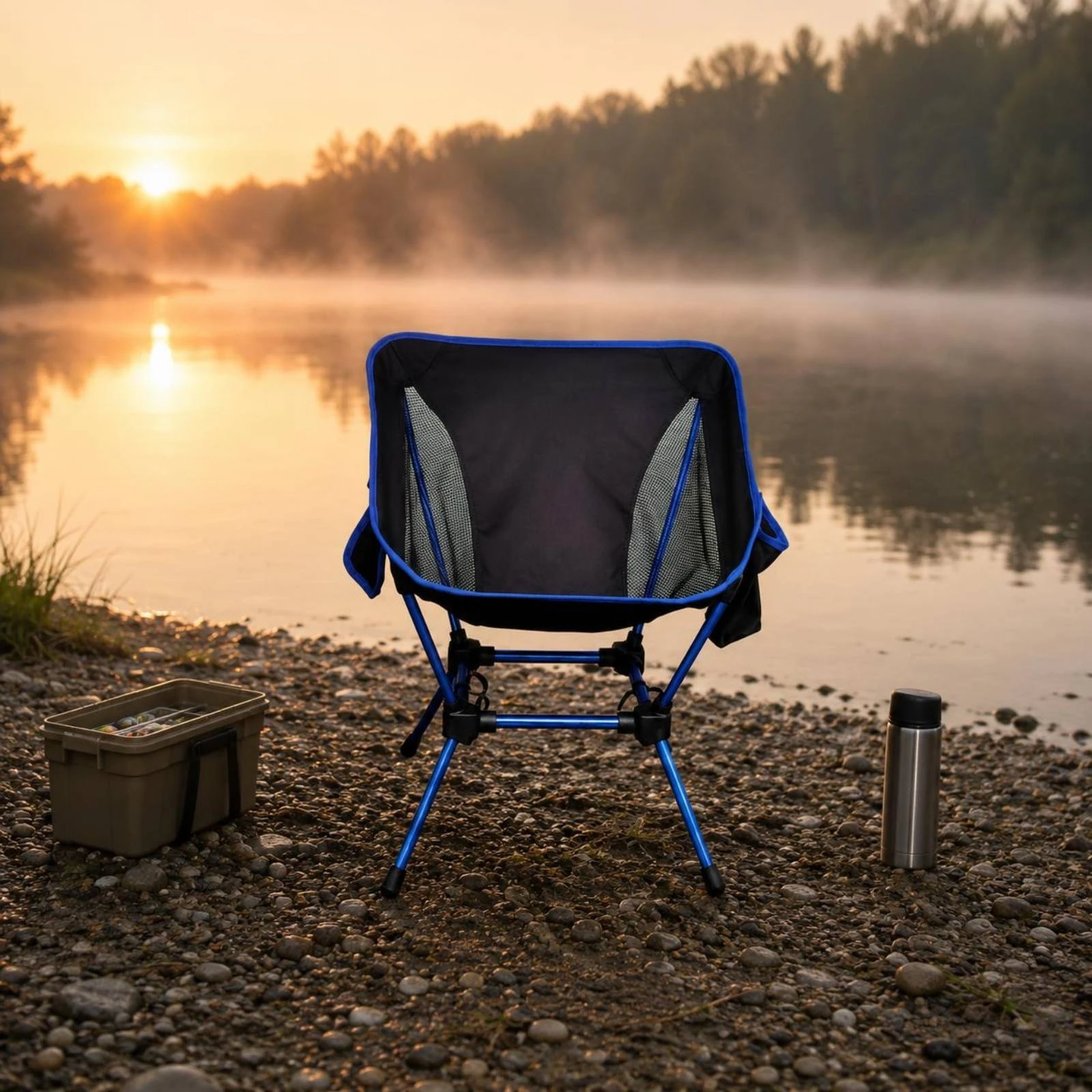 Folding Camp Chair Mesh Side Panels Portable Camping Chair No Assembly Required for Travel
Folding Camp Chair Mesh Side Panels Portable Camping Chair No Assembly Required for Travel