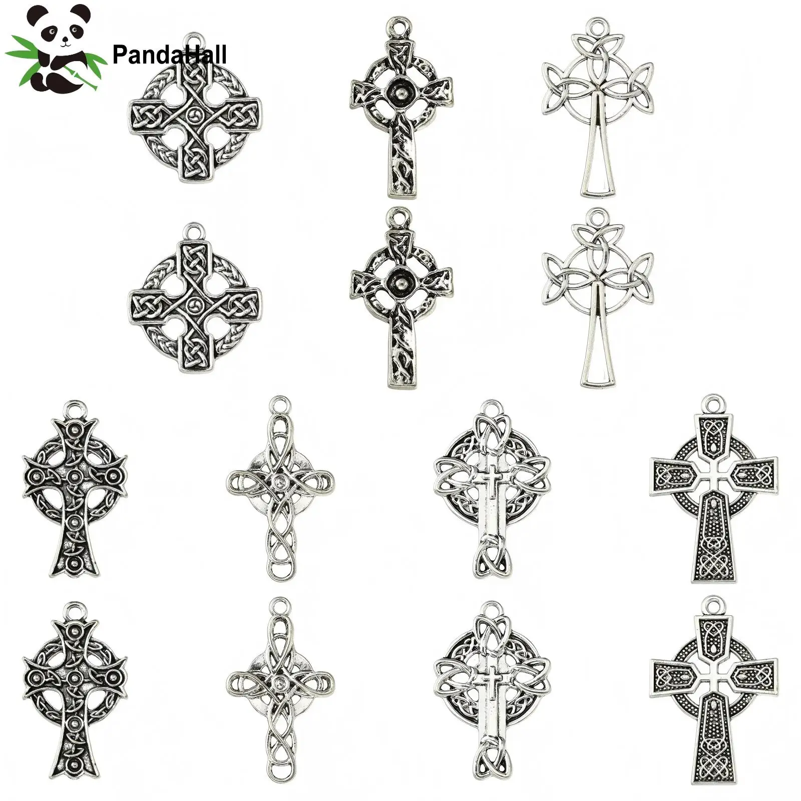 Pandahall 35Pcs 7 Styles Irish Charms Tibetan Cross Trinity Celtic Knot Charms for Necklace Earrings Jewelry Making
Pandahall 35Pcs 7 Styles Irish Charms Tibetan Cross Trinity Celtic Knot Charms for Necklace Earrings Jewelry Making