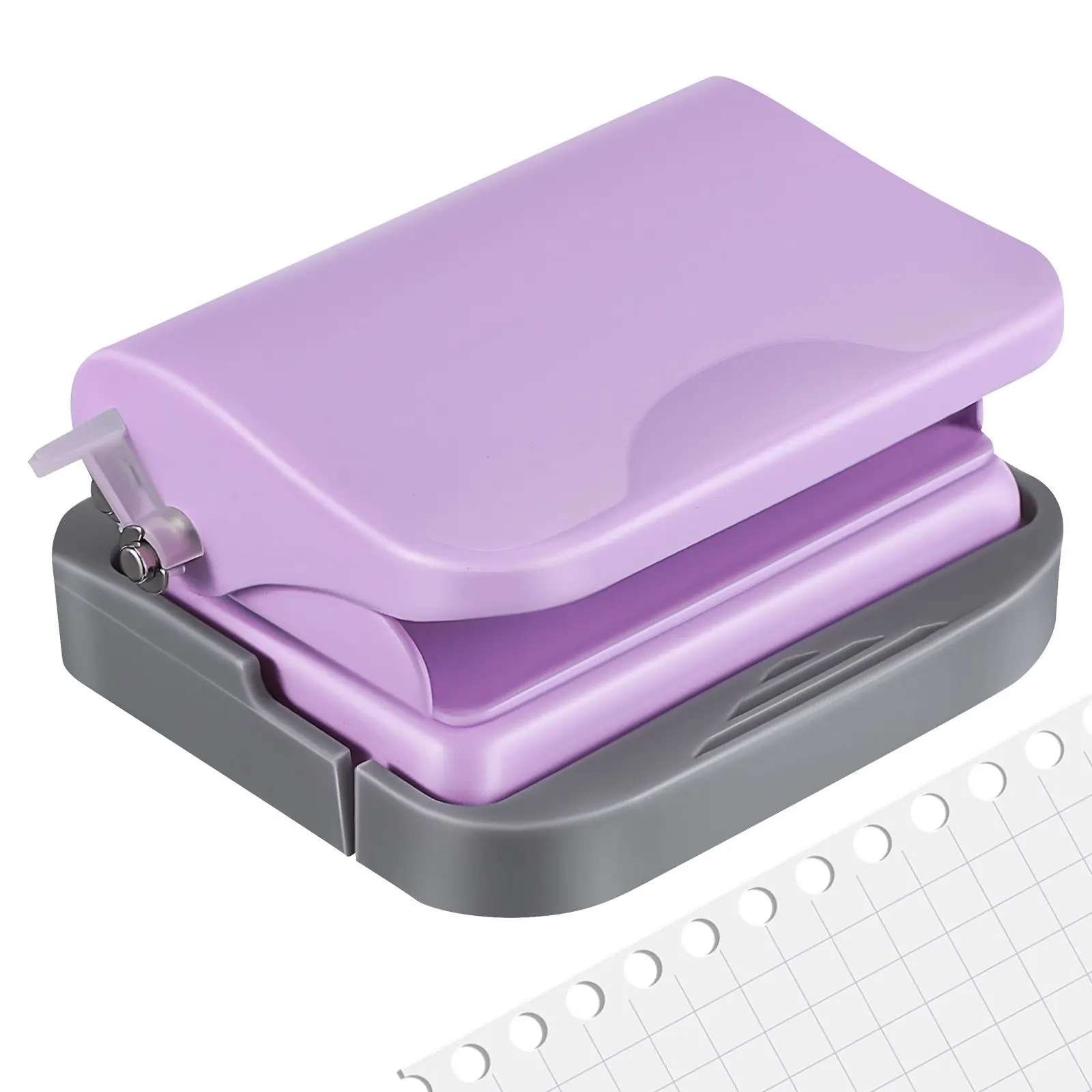 Grommet Loose-leaf Book Binder Spiral Notebook Punch Hole Purple Plastic Mini Paper Puncher
Grommet Loose-leaf Book Binder Spiral Notebook Punch Hole Purple Plastic Mini Paper Puncher