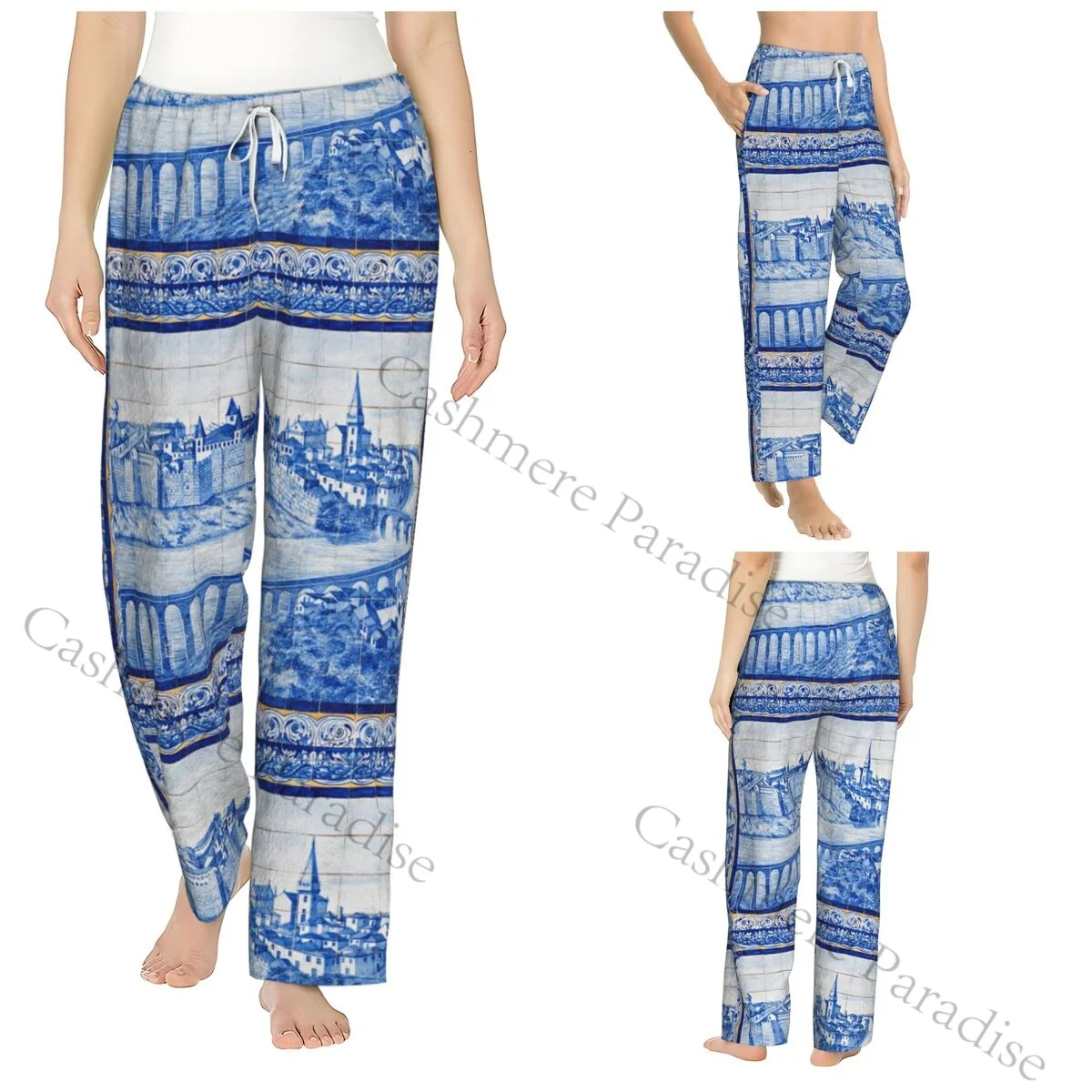 Aveiro Station Decor Flannel Pajama Pants for Women Soft Warm Sleep Pants with Elastic Waistband
Aveiro Station Decor Flannel Pajama Pants for Women Soft Warm Sleep Pants with Elastic Waistband