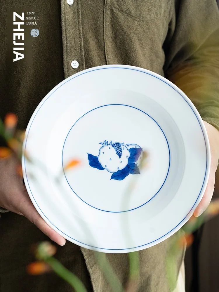 Chinese Sle Blue And White Porcelain Bowl Set round ape Dinnerware Set for Home Use Jingdezhen Cerc Plant Floral Pattern
Chinese Sle Blue And White Porcelain Bowl Set round ape Dinnerware Set for Home Use Jingdezhen Cerc Plant Floral Pattern