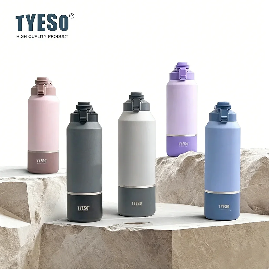Tyeso Large Capacity Insulated Water Bottle Portable Travel Mug with Handle Leak-Proof Lid for Outdoor Sports Hiking Drinkware
Tyeso Large Capacity Insulated Water Bottle Portable Travel Mug with Handle Leak-Proof Lid for Outdoor Sports Hiking Drinkware