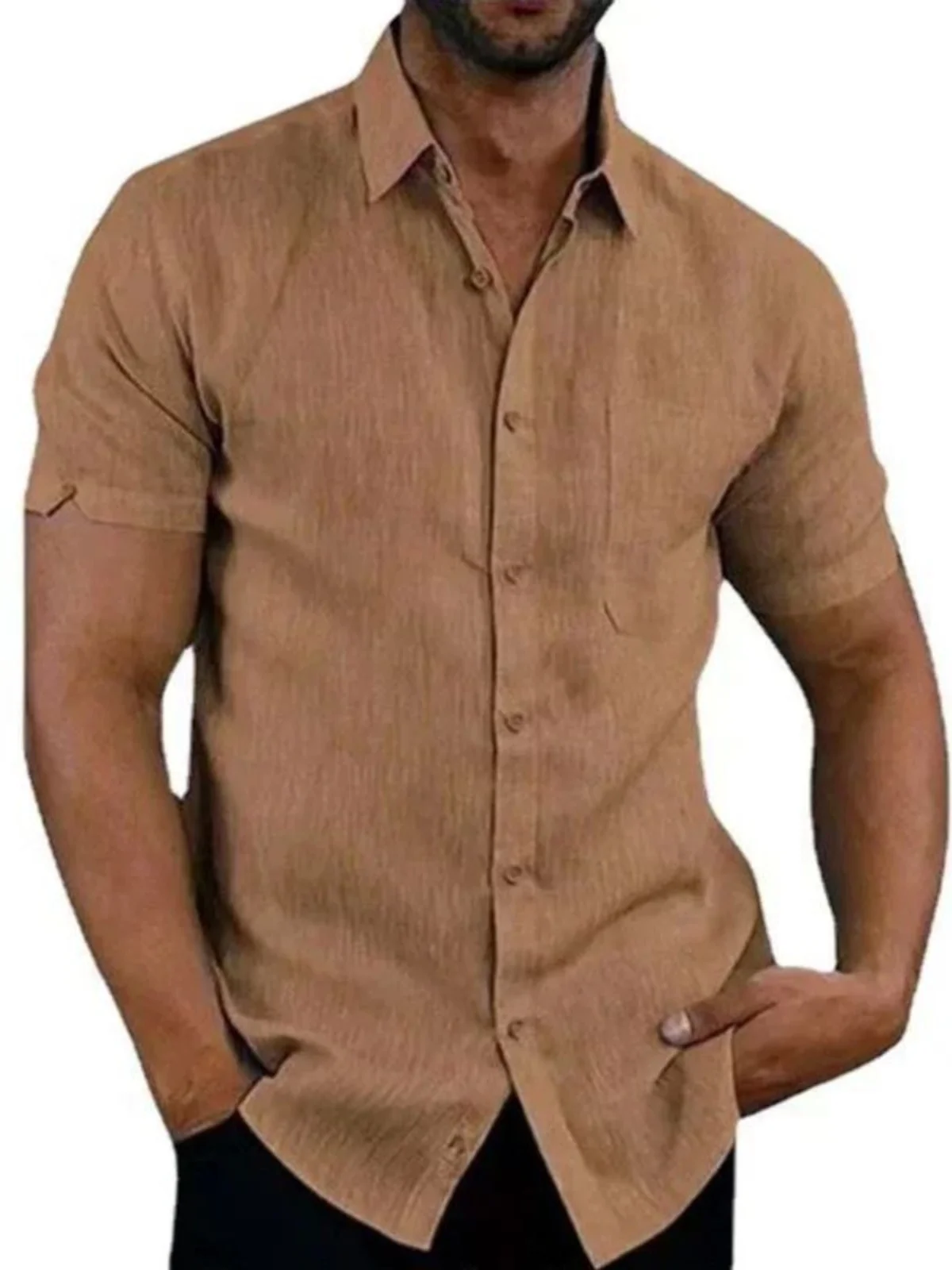 Pure Color Button ort Sve irt Collar Turn-down Men's irt Slim Fit Fce Lined Long Sve Autumn Season
Pure Color Button ort Sve irt Collar Turn-down Men's irt Slim Fit Fce Lined Long Sve Autumn Season