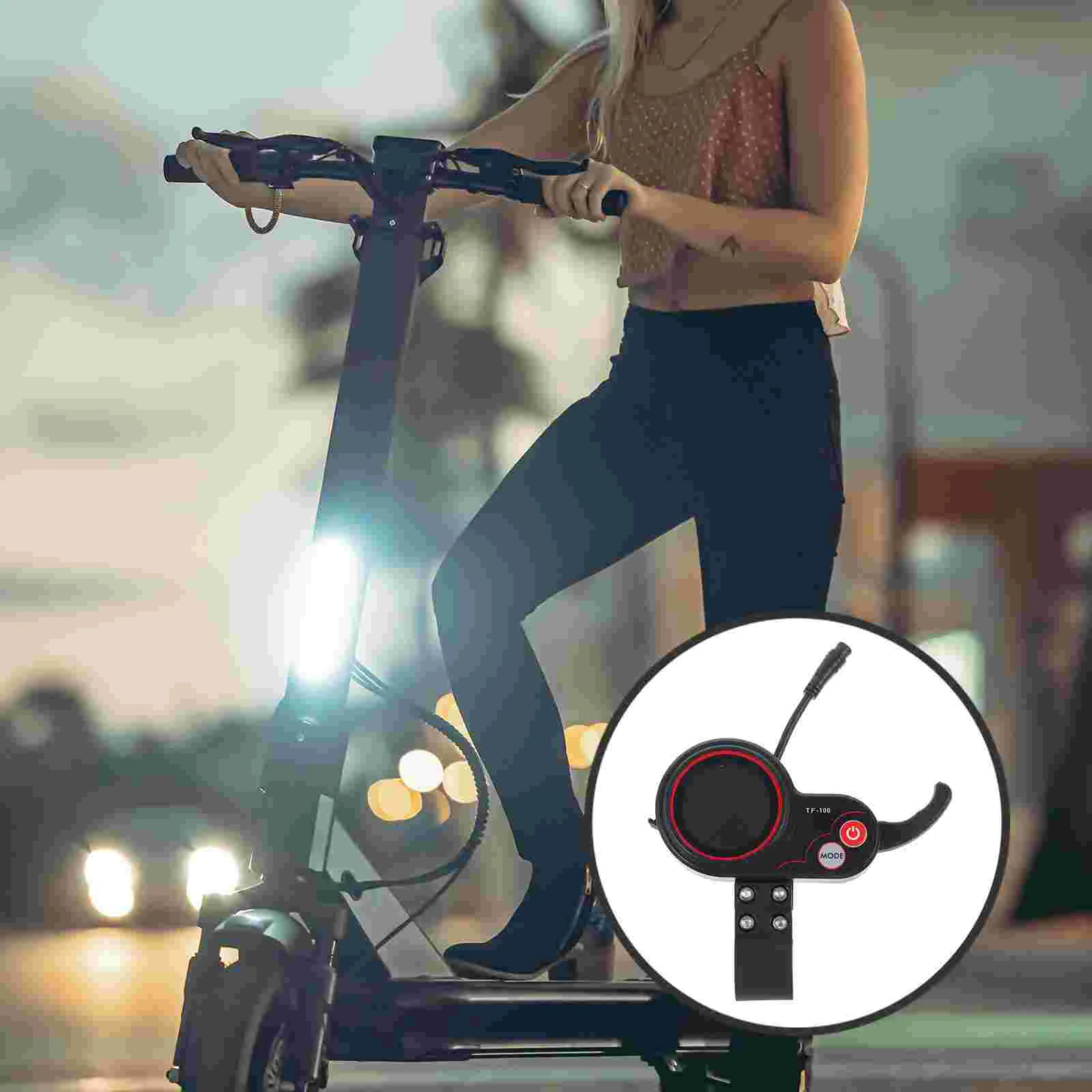 Scooter Display Accessory Professional Panel Handlebar Screen 6 Pin Plastic Electric Screens
Scooter Display Accessory Professional Panel Handlebar Screen 6 Pin Plastic Electric Screens