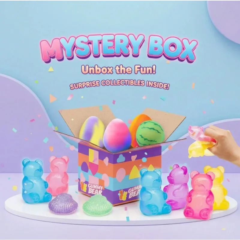 Blind Box Squishy Toy – 3 Random Draws Per Order, Mystery Surprise Set (Color Change Egg, Shell, Bear, Watermelon)
Blind Box Squishy Toy – 3 Random Draws Per Order, Mystery Surprise Set (Color Change Egg, Shell, Bear, Watermelon)