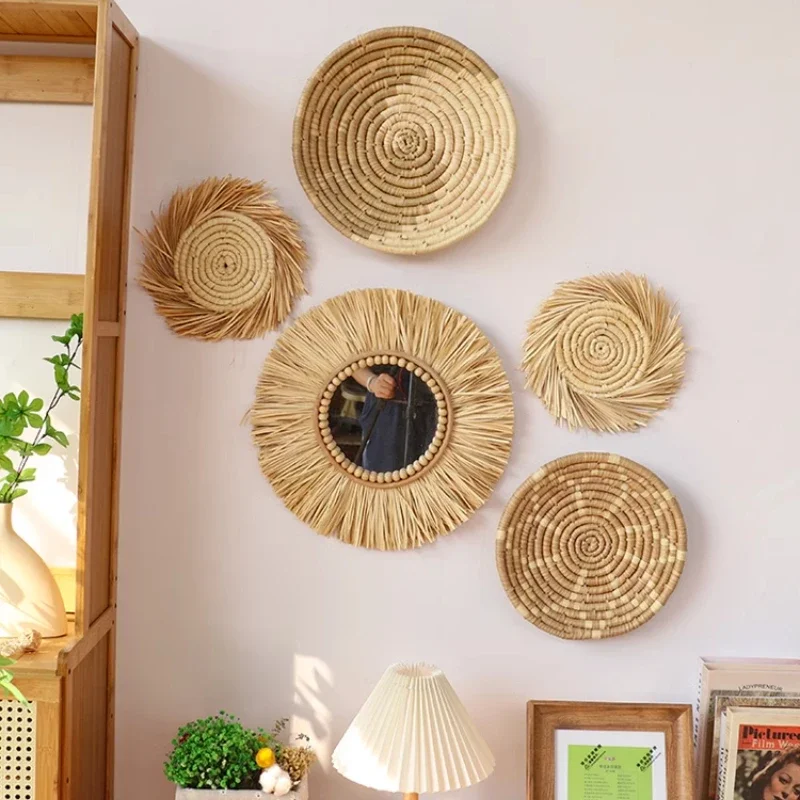 Bohemian Style Tapestries for Homestay Handmade Rattan Weaving Wall Decorations Bedroom Wall Stickers Versatile Scene Home Decor
Bohemian Style Tapestries for Homestay Handmade Rattan Weaving Wall Decorations Bedroom Wall Stickers Versatile Scene Home Decor