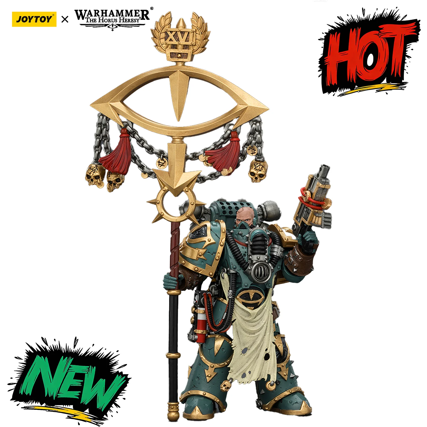JOYTOY Warhammer The Horus Heresy 1/18 Action Figure Sons of Horus Twisted Warmaster's Equerry Joint Movable Collection Toys
JOYTOY Warhammer The Horus Heresy 1/18 Action Figure Sons of Horus Twisted Warmaster's Equerry Joint Movable Collection Toys