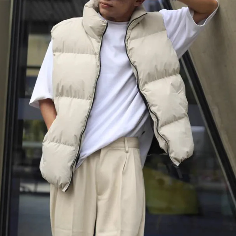 Winter Casual Stand-up Collar Vest Cotton Jacket Outdoor Men's Outerwear
Winter Casual Stand-up Collar Vest Cotton Jacket Outdoor Men's Outerwear