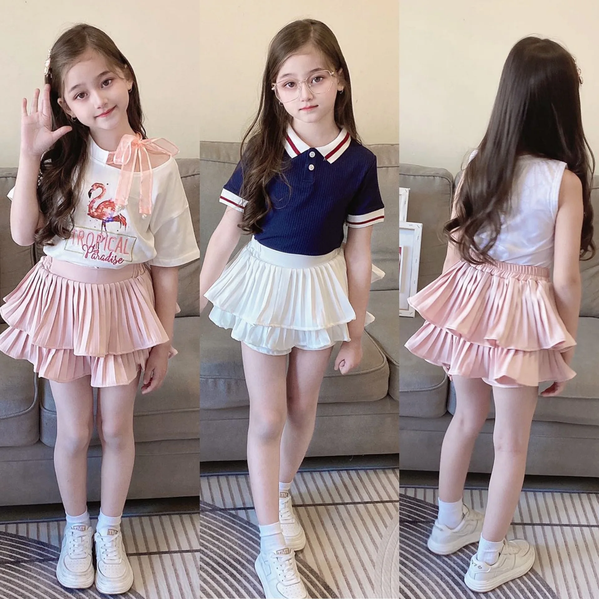 Girls Black Tiered Skirt Cute Princess A-Line Skirt High-Waist Flowy Design 2025 Summer Teenage Kids Pink Tutu Skirt 2-14 Years
Girls Black Tiered Skirt Cute Princess A-Line Skirt High-Waist Flowy Design 2025 Summer Teenage Kids Pink Tutu Skirt 2-14 Years