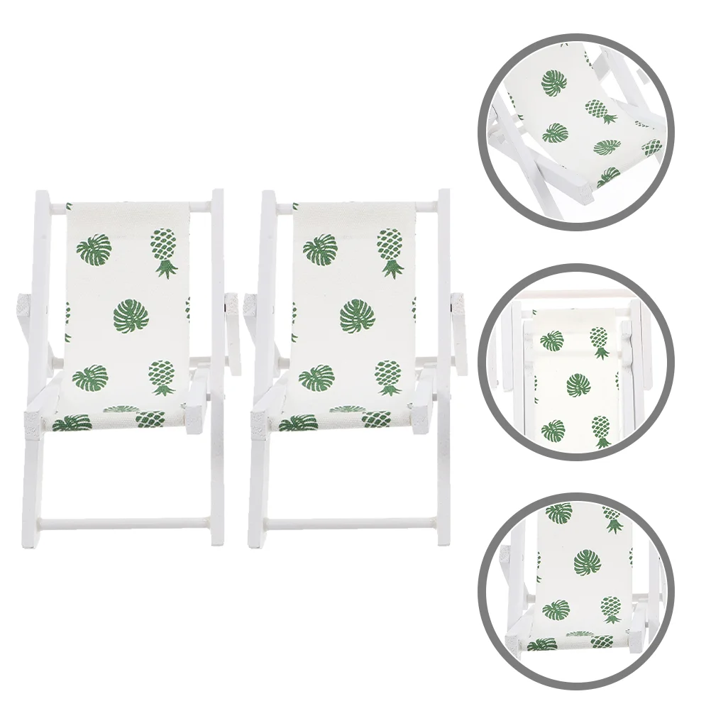 2 Pcs House Model Beach Cake Toppers Chair Folding Chaise Lounge Miniature Deck Chairs
2 Pcs House Model Beach Cake Toppers Chair Folding Chaise Lounge Miniature Deck Chairs