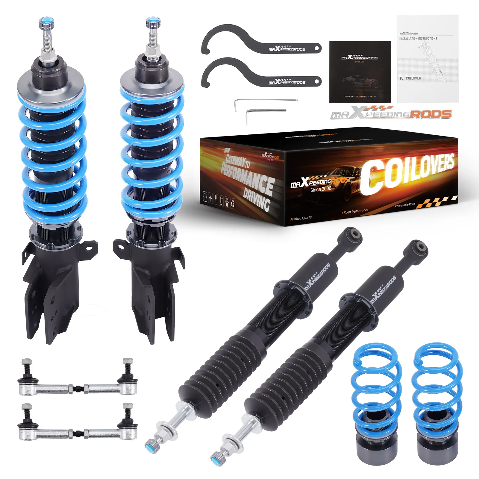 Coilover Suspension Kit for Honda Jazz 2002-2008 GD1 GD3 Lowering Springs
Coilover Suspension Kit for Honda Jazz 2002-2008 GD1 GD3 Lowering Springs