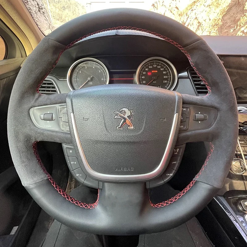 100% подходит для Peugeot 508 2011-2018 508 SW 2011-2018 автозапчасти, прошитый вручную замшевый чехол на руль из натуральной кожи
100% подходит для Peugeot 508 2011-2018 508 SW 2011-2018 автозапчасти, прошитый вручную замшевый чехол на руль из натуральной кожи
