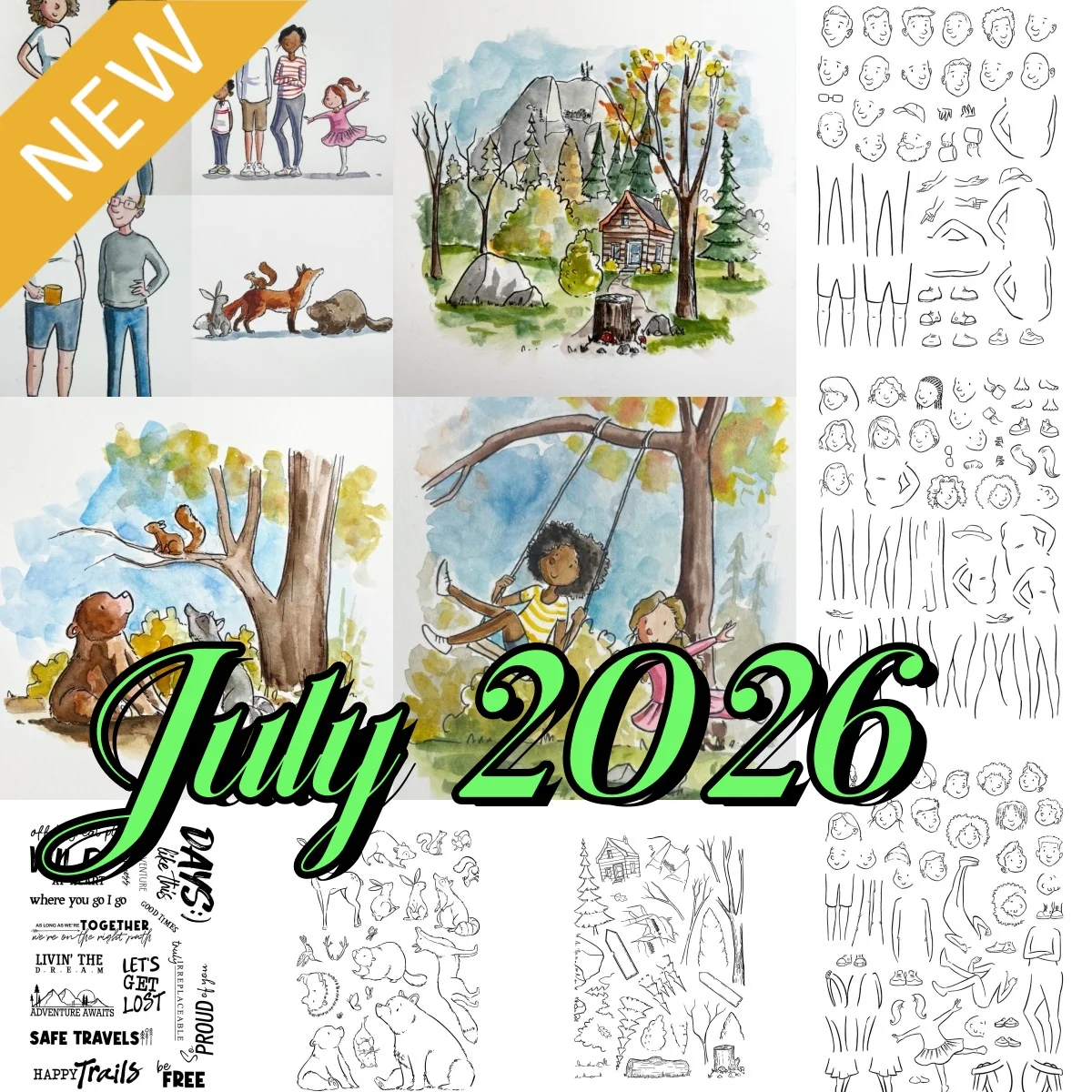Storybook Wild Friends Boys Girls Clear Stamps for DIY Making Card Scrapbook Embossed Paper Template Clear Stamps July 2026 New
Storybook Wild Friends Boys Girls Clear Stamps for DIY Making Card Scrapbook Embossed Paper Template Clear Stamps July 2026 New