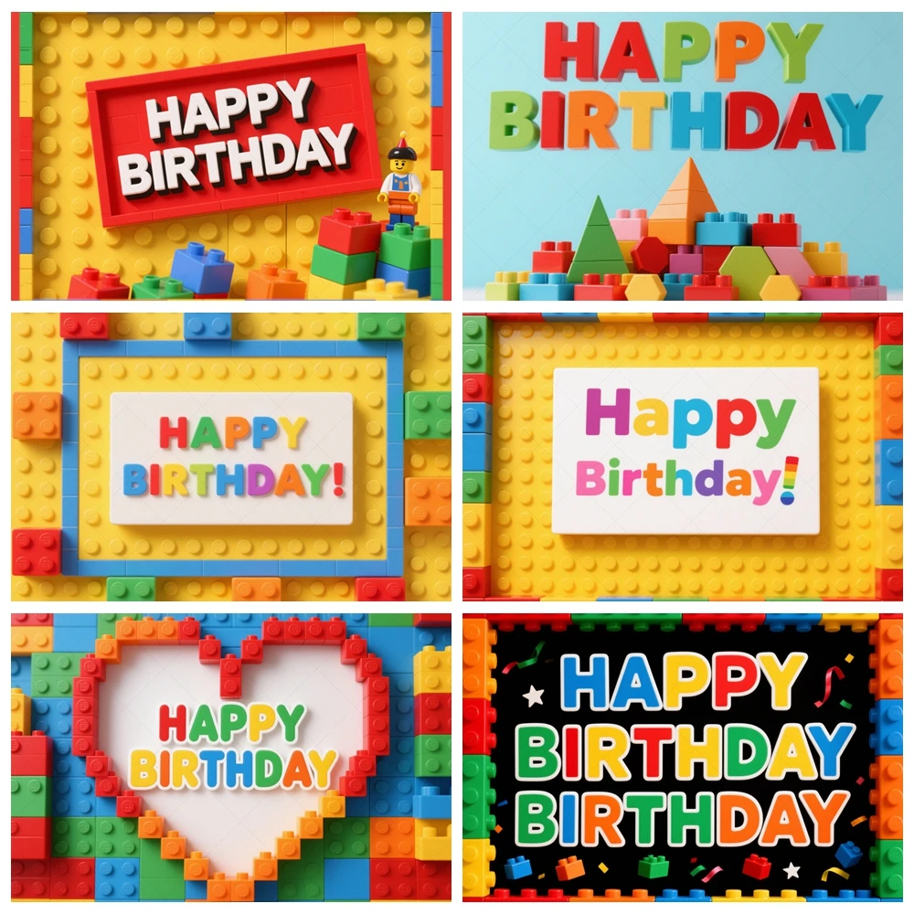 Colorful Building Blocks Background Custom Kid's Happy Birthday Party Banner Baby Shower Caketable Decor Photography Backdrop
Colorful Building Blocks Background Custom Kid's Happy Birthday Party Banner Baby Shower Caketable Decor Photography Backdrop