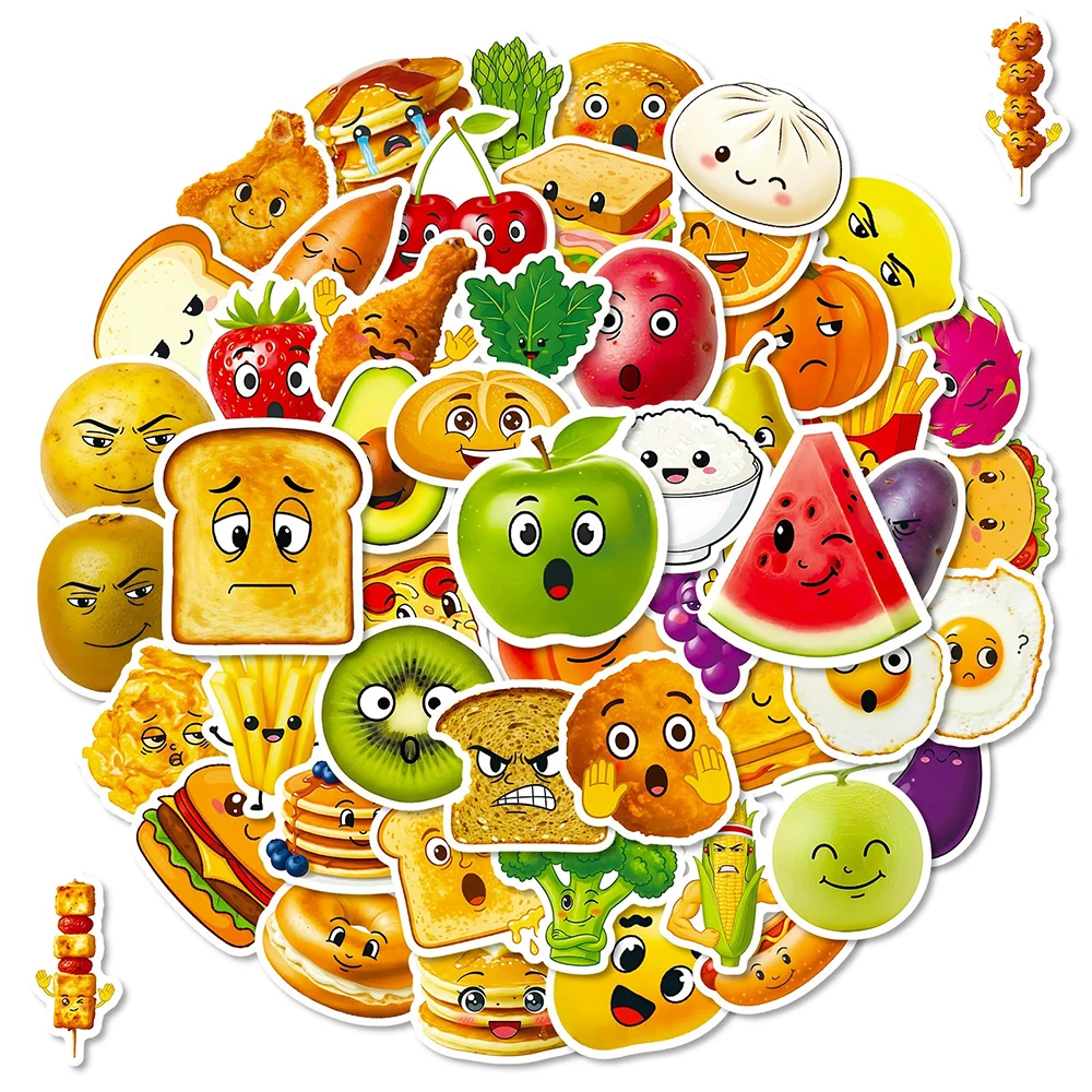 10/30/56pcs Funny Cute Creative Food Meme Stickers Kawaii Fruit Rice Bread Cartoon Sticker Fridge Phone Suitcase Decals Toy Gift
10/30/56pcs Funny Cute Creative Food Meme Stickers Kawaii Fruit Rice Bread Cartoon Sticker Fridge Phone Suitcase Decals Toy Gift