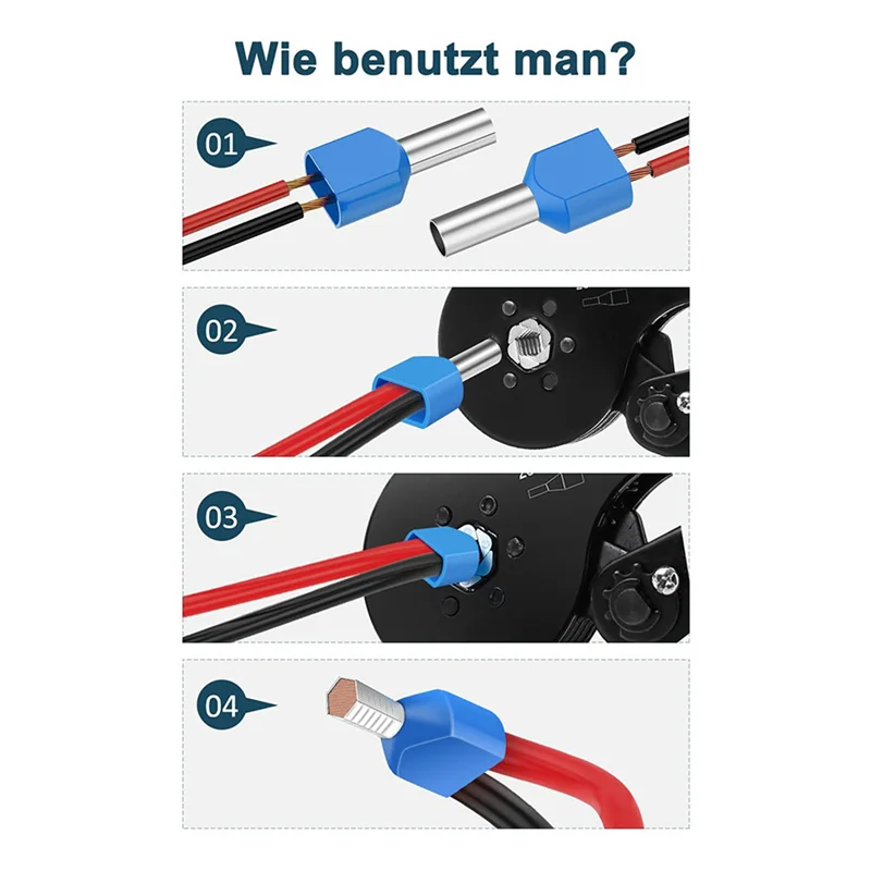 A88E-1500Pcs Twin Wire Ferrules Kit Wire Terminal Ferrules Crimp Connector Twin Ferrules Dual Bootlace Ferrule Teminator Kit
A88E-1500Pcs Twin Wire Ferrules Kit Wire Terminal Ferrules Crimp Connector Twin Ferrules Dual Bootlace Ferrule Teminator Kit