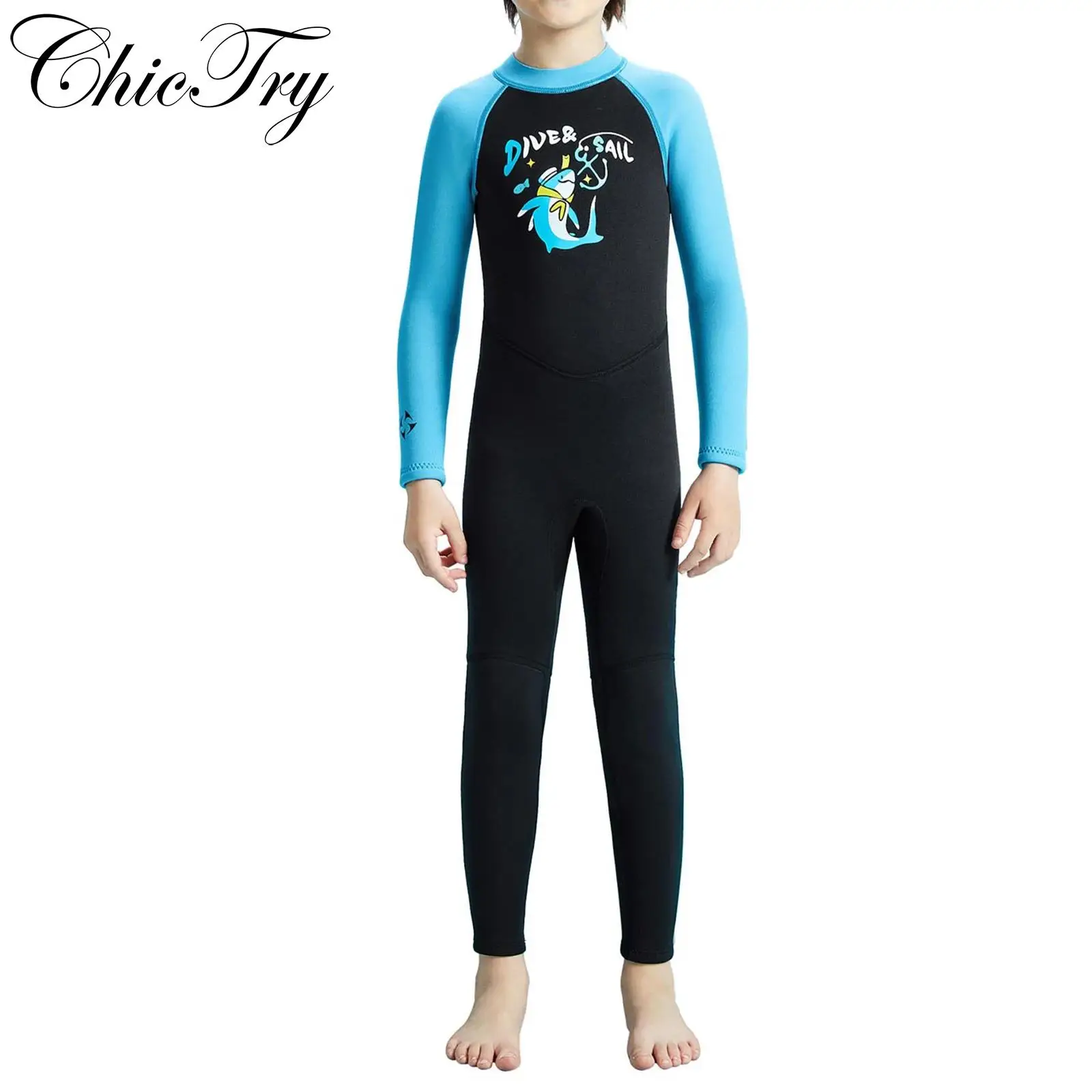 Kids Boys Girls Swimsuit 2.5mm Neoprene Wetsuit Jumpsuit Long Sleeve Shark Printed Bodysuit Thermal Surfing Diving Snorkeling
Kids Boys Girls Swimsuit 2.5mm Neoprene Wetsuit Jumpsuit Long Sleeve Shark Printed Bodysuit Thermal Surfing Diving Snorkeling