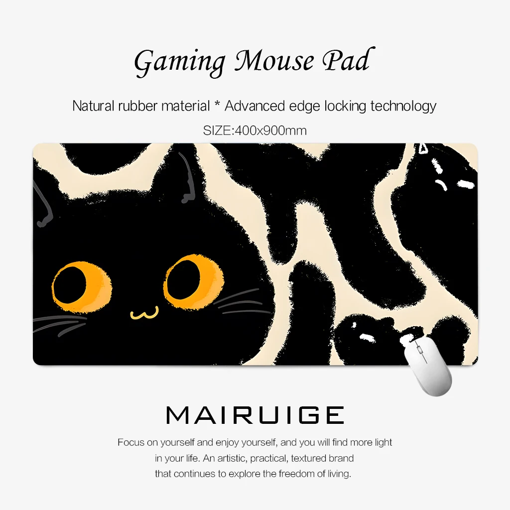 Cat series mousepad Super large rubber non-slip game pads Laptop protective mat Extended and thickened floor mats PC accessories
Cat series mousepad Super large rubber non-slip game pads Laptop protective mat Extended and thickened floor mats PC accessories