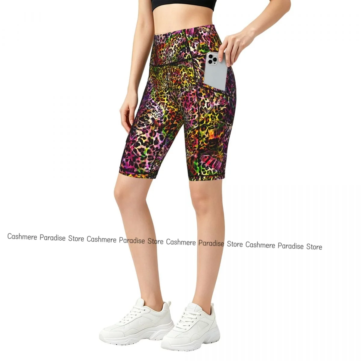 Double Pocket Sports Shorts Women Elastic Slim Leopard Print Shorts Gym Exercise Running High Waist Yoga Fitness Shorts
Double Pocket Sports Shorts Women Elastic Slim Leopard Print Shorts Gym Exercise Running High Waist Yoga Fitness Shorts