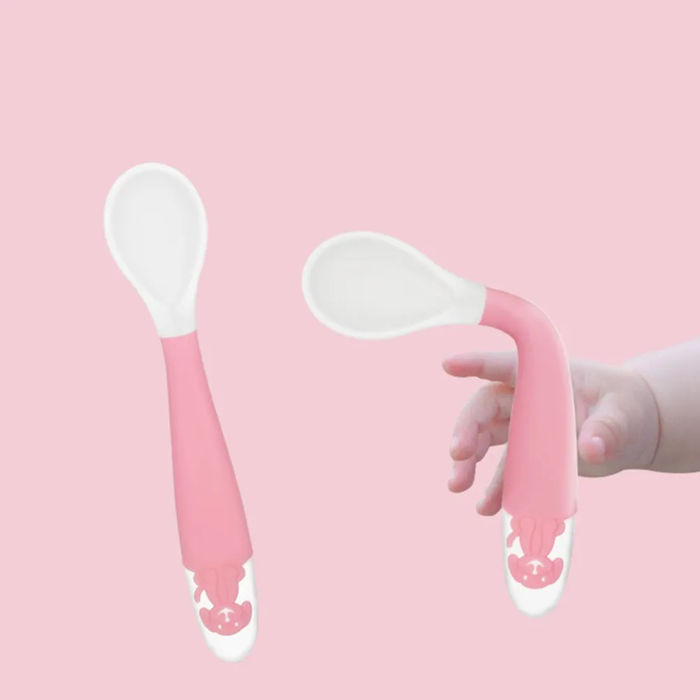 Infant Silicone Soft Spoon Pink Bendable Flexible Feeding Tableware Baby Eating Tool Storage Box Kids Tableware Safe Easy Clean
Infant Silicone Soft Spoon Pink Bendable Flexible Feeding Tableware Baby Eating Tool Storage Box Kids Tableware Safe Easy Clean