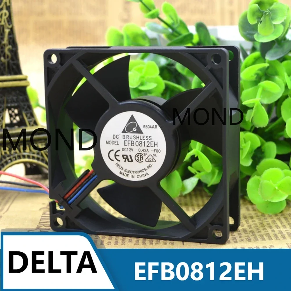 Delta EFB0812EH FOO 8CM 8025 DC 12V 0.42A Double Ball High Airflow Server Cooling Fan New Original
Delta EFB0812EH FOO 8CM 8025 DC 12V 0.42A Double Ball High Airflow Server Cooling Fan New Original