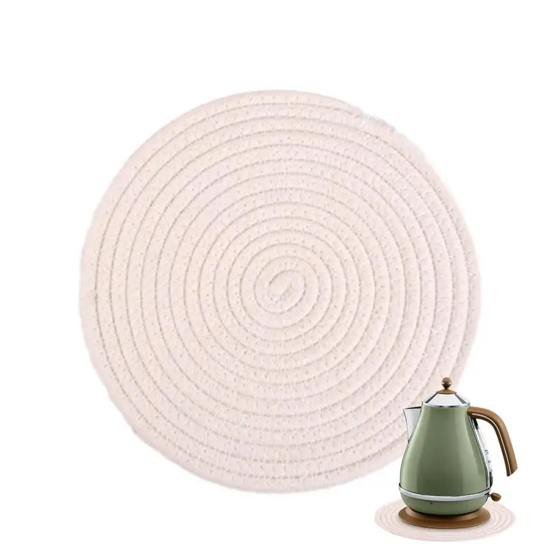 Woven Table Mats Kitchen Countertop Dishes Mat Handmade Trivets For Hot Dishes Heat-resistant Pot Pans Mat For Kitchen
Woven Table Mats Kitchen Countertop Dishes Mat Handmade Trivets For Hot Dishes Heat-resistant Pot Pans Mat For Kitchen