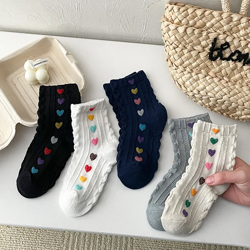 5 Pairs Autumn Winter Children Socks Boys Girls Soft Double Needle Cotton Tube Socks Kids Solid Candy Color Sport Socks
5 Pairs Autumn Winter Children Socks Boys Girls Soft Double Needle Cotton Tube Socks Kids Solid Candy Color Sport Socks