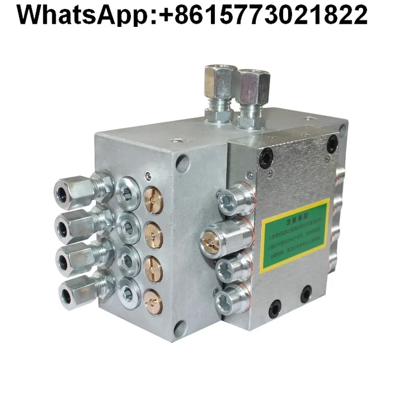 Progressive distributor JPQ-M. Oil distributor block. Lubrication distributor. Oil valve
Progressive distributor JPQ-M. Oil distributor block. Lubrication distributor. Oil valve