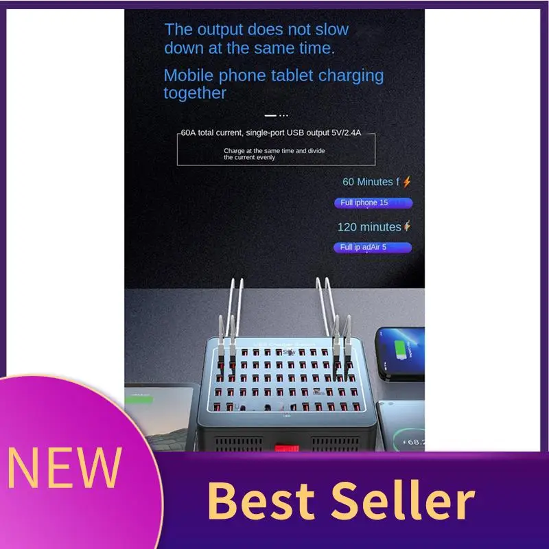 M07K-300W 60 Multi-Port USB Charging Station Base Socket Multiple USB Charger Hub Adapter For Computer Phone Camera US-Plug Dura
M07K-300W 60 Multi-Port USB Charging Station Base Socket Multiple USB Charger Hub Adapter For Computer Phone Camera US-Plug Dura
