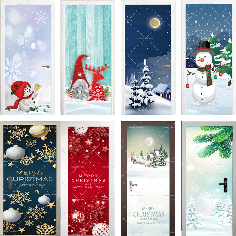 Christmas 3D Door Stickers Christmas Tree/elk Self Adhesive Door Sticker Wallpaper for Room Deco Removable Wall Decal Sticker
Christmas 3D Door Stickers Christmas Tree/elk Self Adhesive Door Sticker Wallpaper for Room Deco Removable Wall Decal Sticker