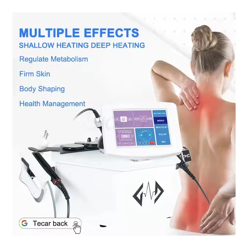 Tecar Therapy Equipment for Pain Relief Weight Loss Physiotherapy Cet Ret Technology Home Health Care Device
Tecar Therapy Equipment for Pain Relief Weight Loss Physiotherapy Cet Ret Technology Home Health Care Device