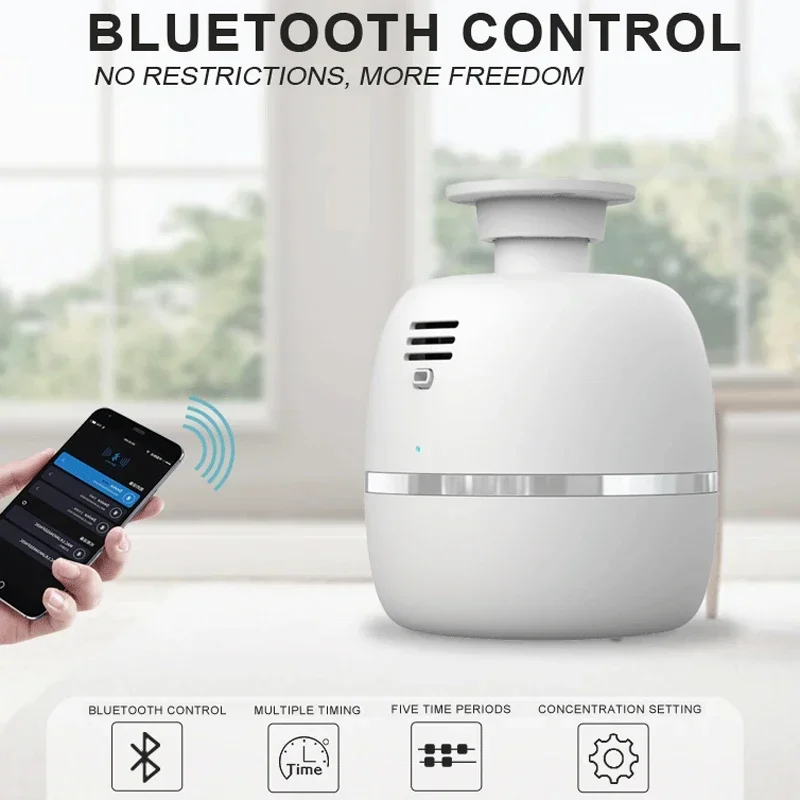 Умный диффузор эфирного масла Bluetooth беспроводной электрический увлажнитель запаха электрический запах для дома профессиональный ароматический диффузор
Умный диффузор эфирного масла Bluetooth беспроводной электрический увлажнитель запаха электрический запах для дома профессиональный ароматический диффузор