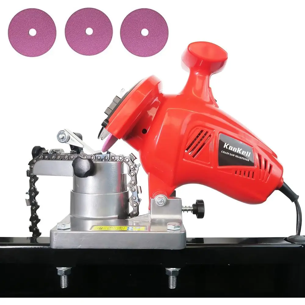 250W High-Speed Chain Grinder, Adjustable Angle, Heavy-Duty, Mountable, Suitable for Chains 1/4 to 3/8 Pitch
250W High-Speed Chain Grinder, Adjustable Angle, Heavy-Duty, Mountable, Suitable for Chains 1/4 to 3/8 Pitch