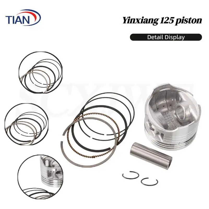 Piston High Strength Wear Resistant Engine Piston Fit Yinxiang 125cc Motorcycle Dirt Bike ATV Scooter Replacement
Piston High Strength Wear Resistant Engine Piston Fit Yinxiang 125cc Motorcycle Dirt Bike ATV Scooter Replacement