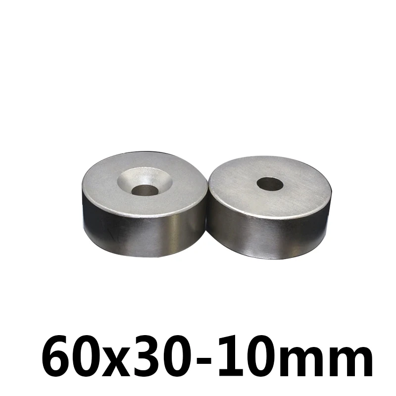 60x30-10mm NdFeB Diameter Magnet 60*30mm Hole 10mm Strong Neodymium Magnetic N35 Countersunk Magnets 60*30-10mm
60x30-10mm NdFeB Diameter Magnet 60*30mm Hole 10mm Strong Neodymium Magnetic N35 Countersunk Magnets 60*30-10mm