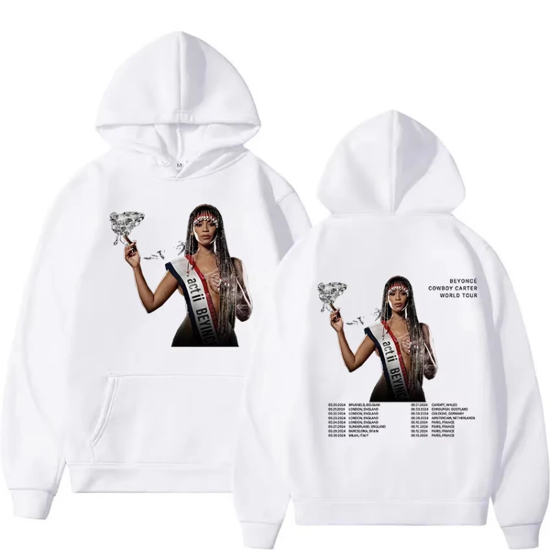 Beyonce Cowboy Carter World Tour 2025 New Hoodie Men Women Retro Long Sleeve Oversized Sweatshirt Hip Hop Loose Clothing Hoodies
Beyonce Cowboy Carter World Tour 2025 New Hoodie Men Women Retro Long Sleeve Oversized Sweatshirt Hip Hop Loose Clothing Hoodies