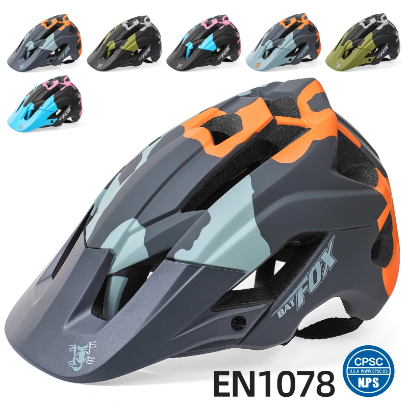 BATFOX Outdoor DH MTB Bicycle Helmet Integrally-molded Road Mountain Bike Helmet Ultralight Racing Riding Cycling Safety Helmet
BATFOX Outdoor DH MTB Bicycle Helmet Integrally-molded Road Mountain Bike Helmet Ultralight Racing Riding Cycling Safety Helmet