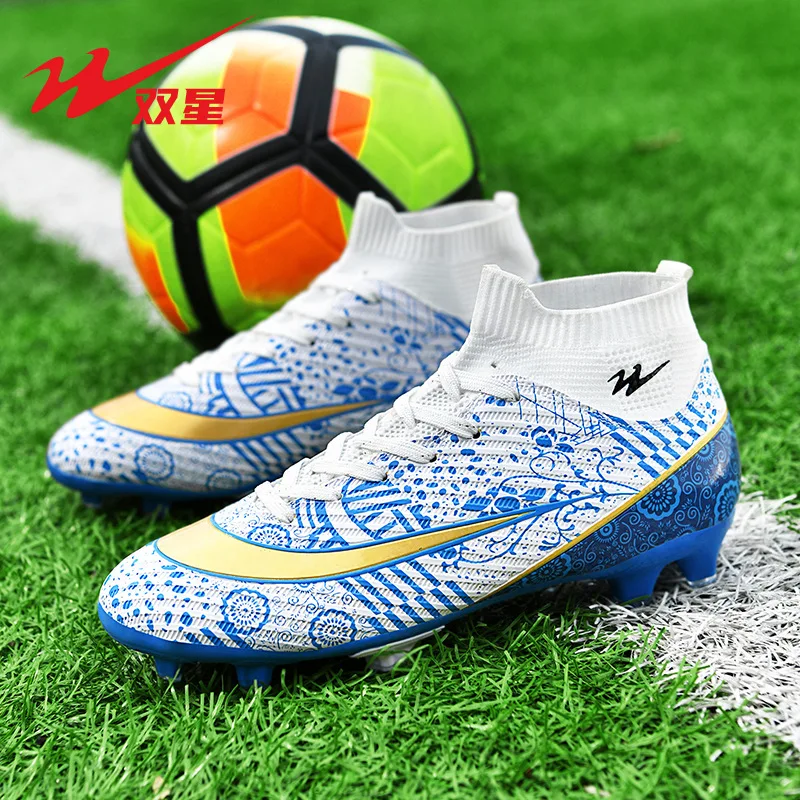 High-Top AG Long Stud Soccer Shoes for Kids & Adults, Professional Training & Match Cleats for Teenagers and Students
High-Top AG Long Stud Soccer Shoes for Kids & Adults, Professional Training & Match Cleats for Teenagers and Students