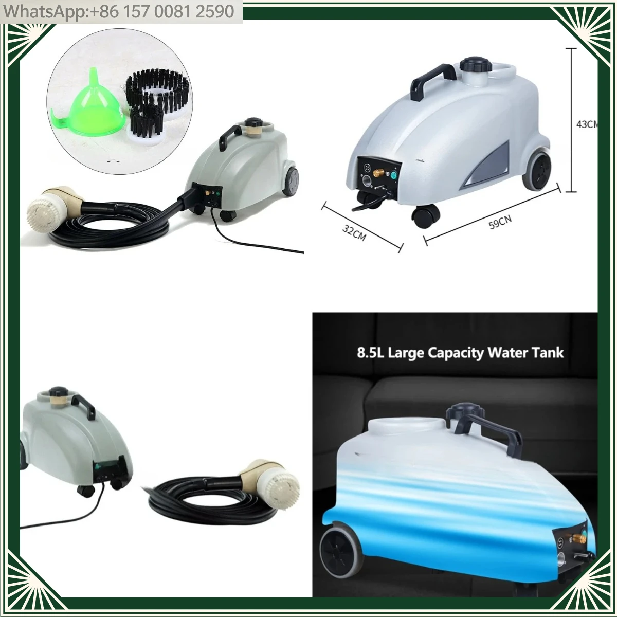 Commercial Electric Dry Foam Cleaning Machine 220V 50/60HZ – For Seat, Sofa & Carpet Maintenance
Commercial Electric Dry Foam Cleaning Machine 220V 50/60HZ – For Seat, Sofa & Carpet Maintenance