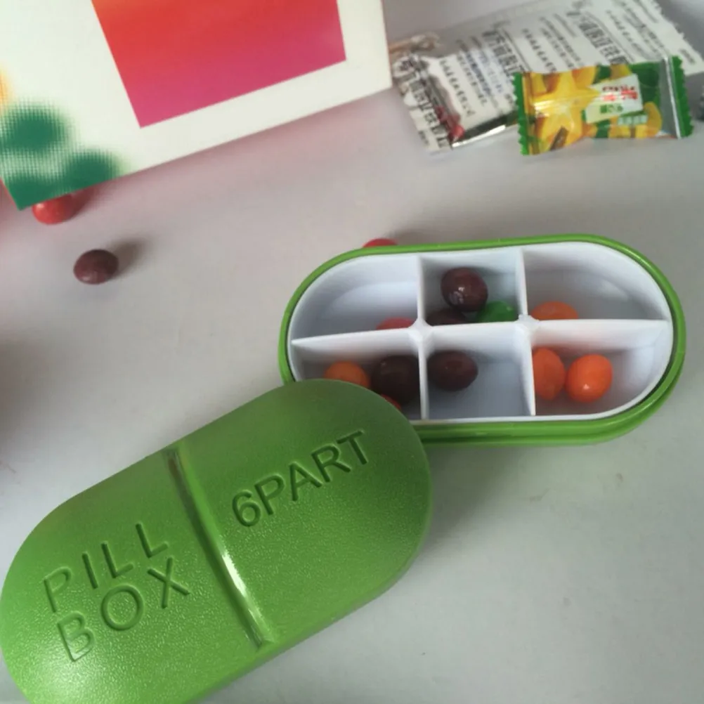 6-Compartment Portable Oval Pill Box Case Travel Camping Outdoor Organizer Compact Lightweight Storage Container for Home
6-Compartment Portable Oval Pill Box Case Travel Camping Outdoor Organizer Compact Lightweight Storage Container for Home