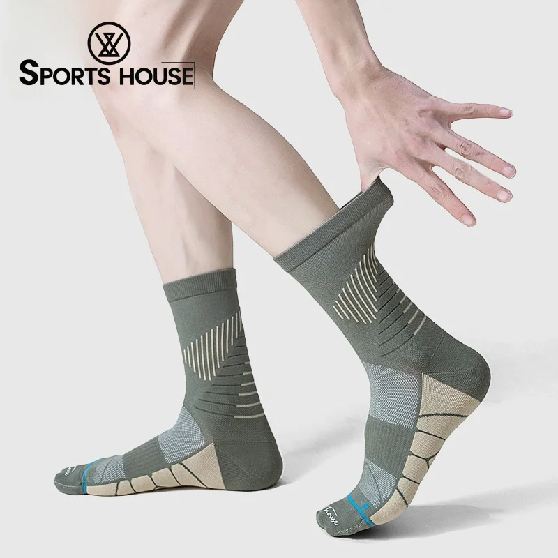 Sport's House Men's Spring and Summer Mid-Calf Lightweight Breathable Hiking Socks,Towel Bottom Comfortable Athletic Socks
Sport's House Men's Spring and Summer Mid-Calf Lightweight Breathable Hiking Socks,Towel Bottom Comfortable Athletic Socks