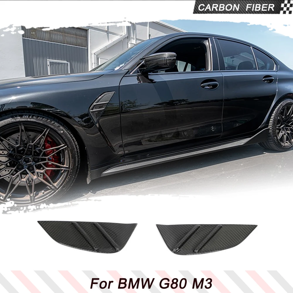 For BMW 3 Series G80 M3 2021 2022 Car Air Intake Replacement Style Prepreg Dry Carbon Car Front Side Fender Air Vent Covers Trim
For BMW 3 Series G80 M3 2021 2022 Car Air Intake Replacement Style Prepreg Dry Carbon Car Front Side Fender Air Vent Covers Trim