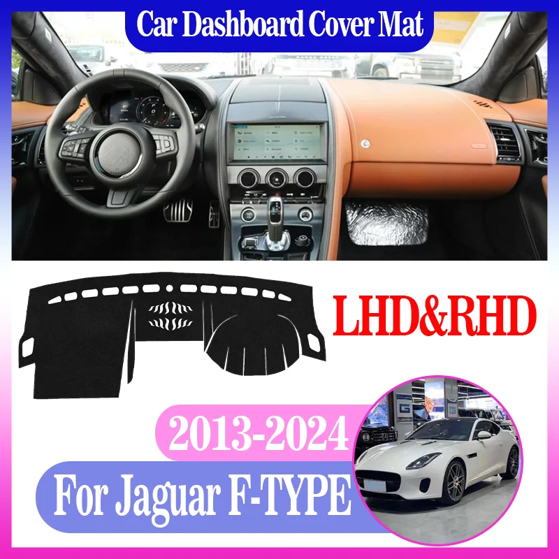 Car Center Console Dash Mat For Jaguar F-TYPE 2013-2024 Dustproof Anti-Slip Dashboard Cover Mat Sunshade Dashmat Car Accessories
Car Center Console Dash Mat For Jaguar F-TYPE 2013-2024 Dustproof Anti-Slip Dashboard Cover Mat Sunshade Dashmat Car Accessories