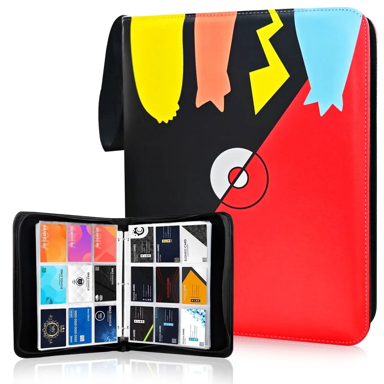 Card storage binder, 720 capacity, perfect for sports cards, trading cards and credit cards
Card storage binder, 720 capacity, perfect for sports cards, trading cards and credit cards